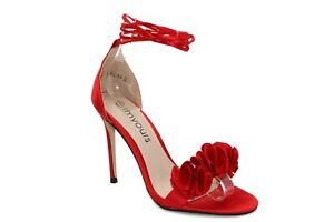 Womens Stiletto High Heels Sandals Ladies Lace Up Wedding Bridal Prom Party Shoe