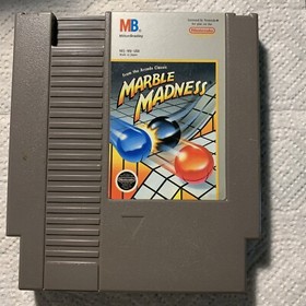 Nintendo NES Marble Madness Not TESTED  Authentic 1989 Game Cartridge