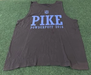 Comfort Colors PIKE Tank Top Shirt Mens Large Pi Kappa Alpha Football Spoof Read - Picture 1 of 6