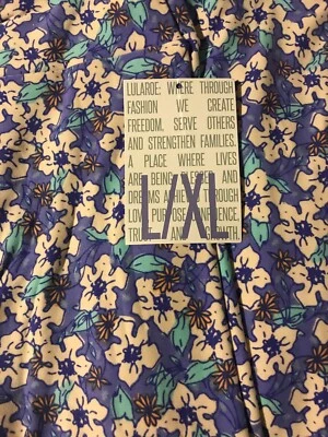New LuLaRoe Kids' L/XL Floral Daisy Pansy Peony Gorgeous Leggings Unicorn 🦄 - Image 1 of 4