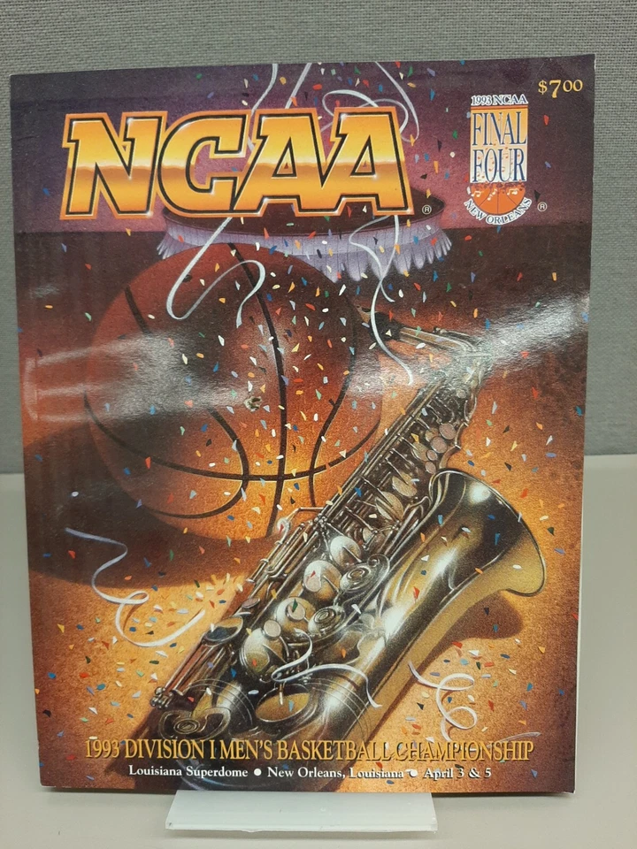 1993 NCAA Men's Final Four Basketball Championship Program - Image 1 of 1