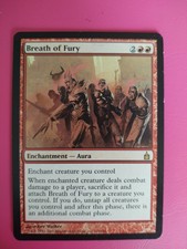 MTG Breath of Fury -Ravnica- LP Free Shipping Magic the Gathering