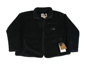 Womens 1X The North Face Extreme Pile Soft Sweater Fleece Jacket Black #1671 - Picture 1 of 16