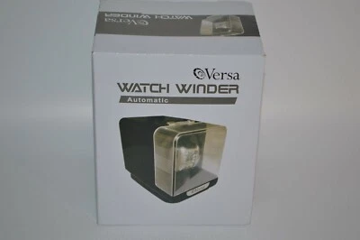 NUEVO Enrollador de reloj individual Versa G087 negro con cable de alimentación Foto 1 de 4