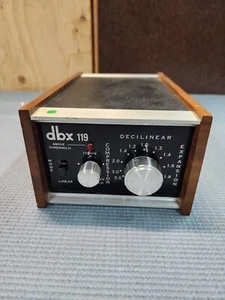 Vintage DBX 119 Decilinear Compression Expander Stereo Dynamic Range Enhancer - Picture 1 of 6
