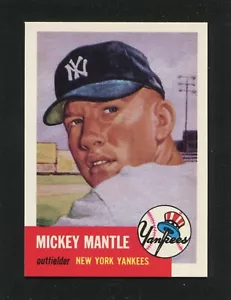 #82 MICKEY MANTLE, Yankees - 1991 Topps Archives, 1953 Ultimate Series: 250061e - Picture 1 of 3