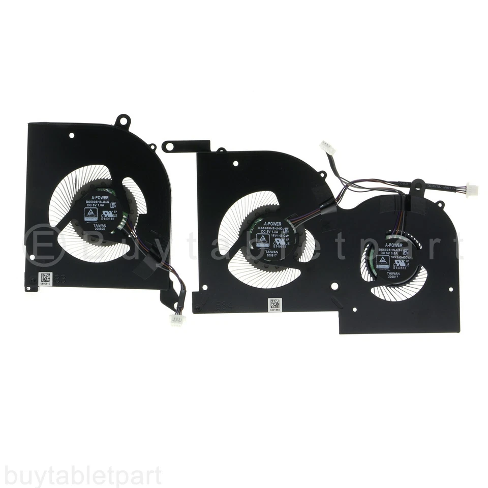 CPU+GPU Cooling Fan For MSI GS66 WS66 Stealth 10SD 10SE 10SF 10SFS 10SGS MS-16V1 - Image 1 of 4