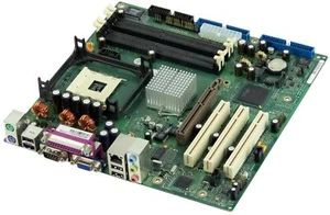 MAINBOARD FUJITSU D1561-C23 GS3 s478 DDR AGP PCI - Bild 1 von 2