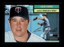2005 Topps Heritage Chrome Black Refractor #53 Lew Ford Twins 10/56