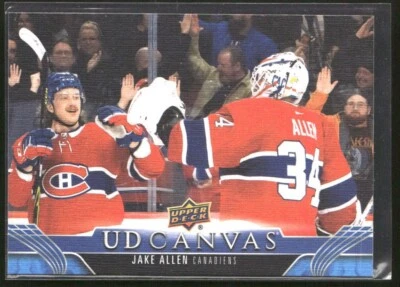 2023-24 Upper Deck Series 1 - UD Canvas #C42 Jake Allen - Image 1 of 2