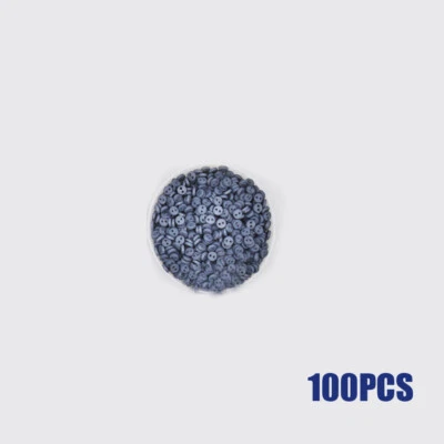100pcs 4mm Mini Round Buttons For DIY Crafts Doll Clothing Shoes Garment Sewing - Image 1 of 4