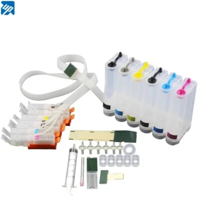 6 colors PGI-450 CLI451 Empty CISS for Canon PIXMA MG6340 MG7140 iP8740 MG7540 - Image 1 of 4