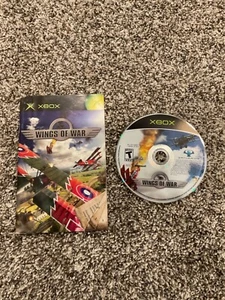 Wings of War Microsoft Xbox Original 2004 AUTHENTIC MANUAL and DISC ONLY - Picture 1 of 2