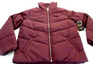 Vans Women's Foundry Puffer Mte-1 Full Zipper Jacket Catawba Grape Black NWT - Picture 1 of 6