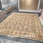 12x15ft HandKnotted Wool Rug Luxury All-Over Durable Traditional Carpet P2170