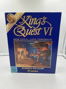 Kings Quest VI Heir Today Gone Tomorrow PC - Good Condition Blue Box - Picture 1 of 5