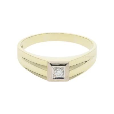 Ring 585/000 (14 Karat) Gold mit Brillant, getragen 25323249 - Bild 1 von 3