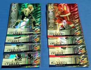 8 DIFFERENT 1999-00 UPPER DECK HoloGrFX HOCKEY CARDS PACK FRESH NM-MINT SELANNE