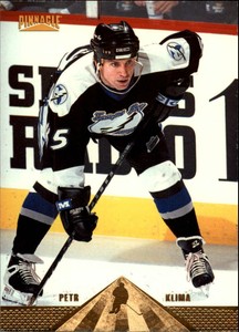 1996-97 Pinnacle Lightning Hockey Card #79 Petr Klima