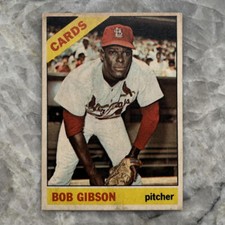 1966 Topps Venezuelan #320 Bob Gibson POOR (paper loss back) Cardinals
