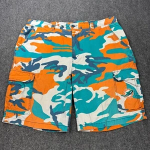 Pantalones Cortos De Colección Miami Dolphins Para Hombres 42 Naranja Azul Camuflaje NFL Equipo Ropa - Imagen 1 de 18