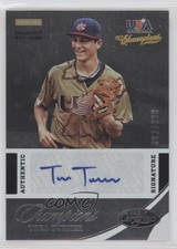 2013 USA Baseball Champions Certified National Team Signatures Trea Turner Auto