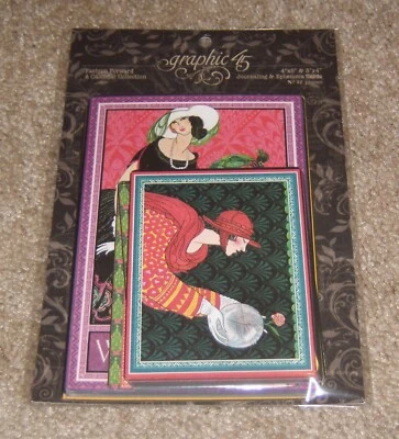 Gráfico 45 tarjetas de diario y efímeras "Fashion Forward" ~ 4x6 pulgadas y 3x4 pulgadas Foto 1 de 2