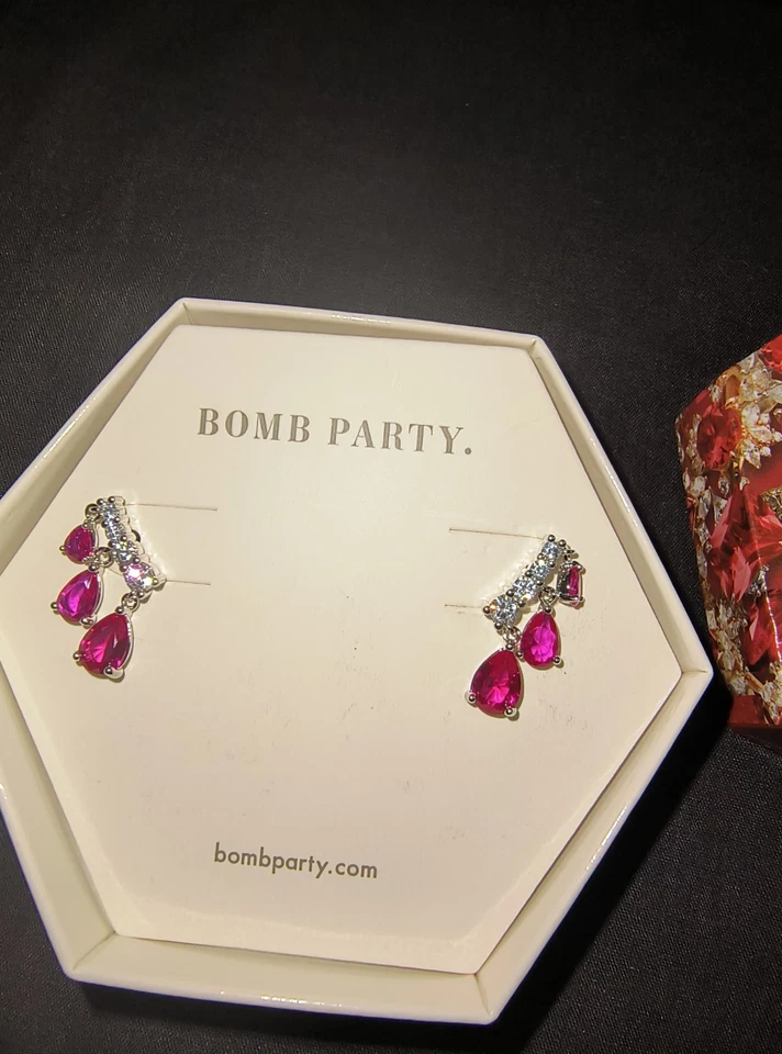Bomb Party RBP5151 Lab-Created Ruby Corundum coleção de aniversário de julho 2022 - Imagem 1 de 1