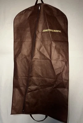 Bolso de traje marrón Johnston & Murphy para almacenamiento de viaje o armario Foto 1 de 3