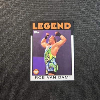 2016 Topps Heritage WWE Rob Van Dam Legend Card #99 - Image 1 of 2