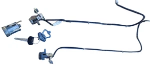 89-92 TOYOTA SUPRA MK3 IGNITION SWITCH-DRIVER DOOR LOCK CYLINDER KEY SET OEM - Bild 1 von 11