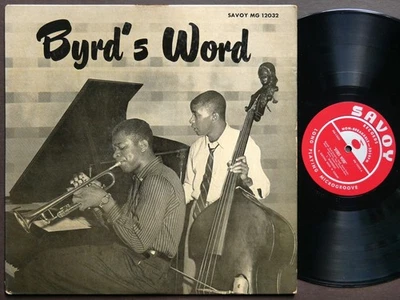 DONALD BYRD Byrd's Word LP SAVOY MG 12032 US 1956 RVG DG MONO Kenny Clarke VG+ - Image 1 of 2