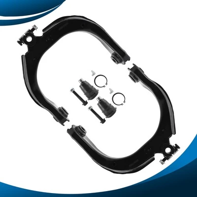 Brazos de control superiores delanteros y rótula de 4 piezas para Chevy Trailblazer GMC Envoy Buick Foto 1 de 4