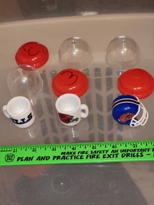 BUFFALO BILLS POCKET MINI GUMBALL Vintage Blue Football Helmet & 2 Mini Mugs - Picture 1 of 9