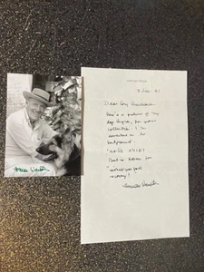 Herman Wouk - Schriftsteller - 3x5 Foto - signed / Autogramm & persönlicher beschrifteter Brief - Bild 1 von 3