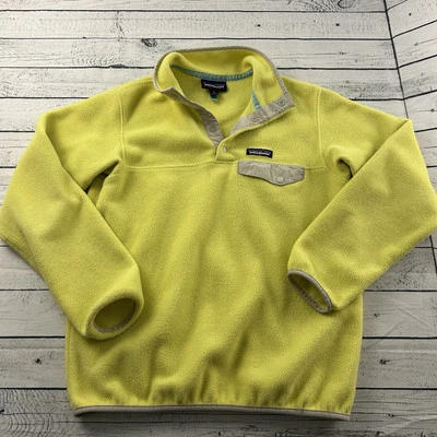 Patagonia Pullover Fleece Synchilla Jacket Women's Small Yellow - Image 1 of 4