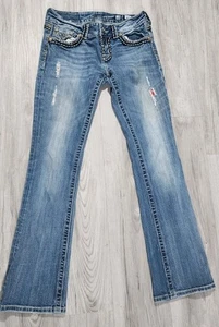 Jeans der Marke Miss Me Denim Größe 28x33 Irene Boot Distressed  - Bild 1 von 14