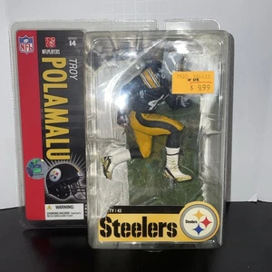 Figura McFarlane Troy Polamalu NFL Serie 14 Pittsburgh Steelers Nueva - Imagen 1 de 8