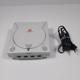 Sega Dreamcast White HKT-3020 TESTED Working With Power Cable