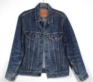 Vintage LEVIS 70503 04 SMALL Denim Type 3 Trucker Jacket PATINA Fade Lines - Picture 1 of 24