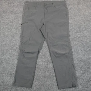Eddie Bauer Pants Men 40x30 Gray First Ascent Tech Cargos Nylon Stretch 13923 - Picture 1 of 11