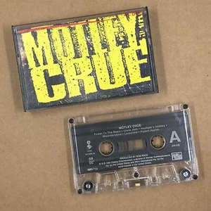 MOTLEY CRUE Cassette Tape 90s Metal Glam TOMMY LEE MICK MARS NIKKI SIXX - Picture 1 of 6