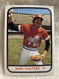 1981 Salt Lake City Gulls Minor League TCMA #13 Michael C. Walters