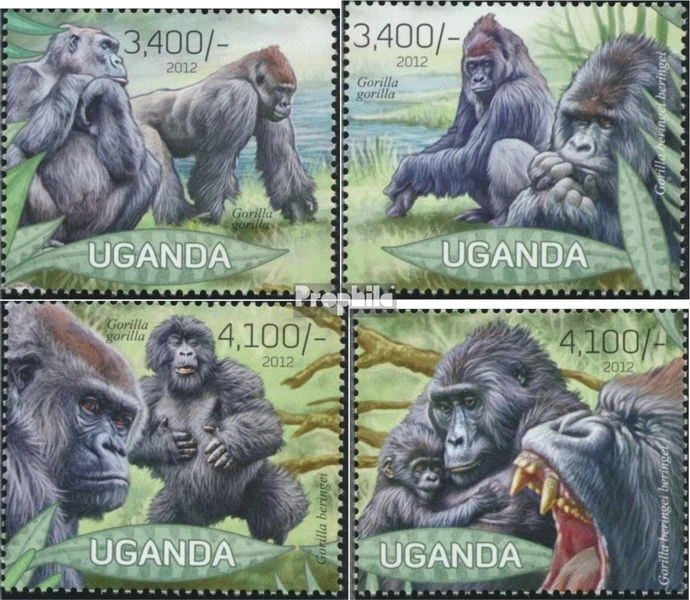 ouganda 2990-2993 (complète edition) neuf avec gomme originale 2012 Flora - Photo 1/1