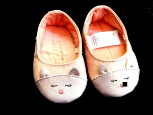 Girls Target Pink Kitty Cat Shoes 0 3 mos - Picture 1 of 1