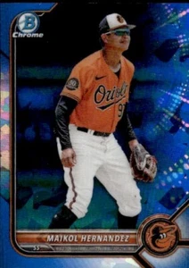 2022 Bowman Draft Sapphire Edition #BDC-106 Maikol Hernandez Baltimore Orioles - Picture 1 of 2