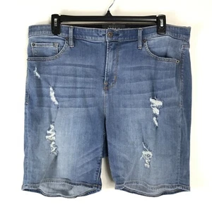 Pantalón Corto Torrid 8" Sky High Ajustado Premium Elastizado Para Mujer Talla Grande 20 Envejecido - Imagen 1 de 11