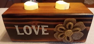 Wood Block Love Grace Craft - Picture 1 of 8