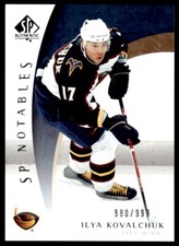 2005-06 SP Authentic Ilya Kovalchuk 980/999 Atlanta Thrashers #106