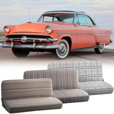 Manta de banco delantero de coche de lujo cubierta de asiento para Ford Crestline 1954 Foto 1 de 4